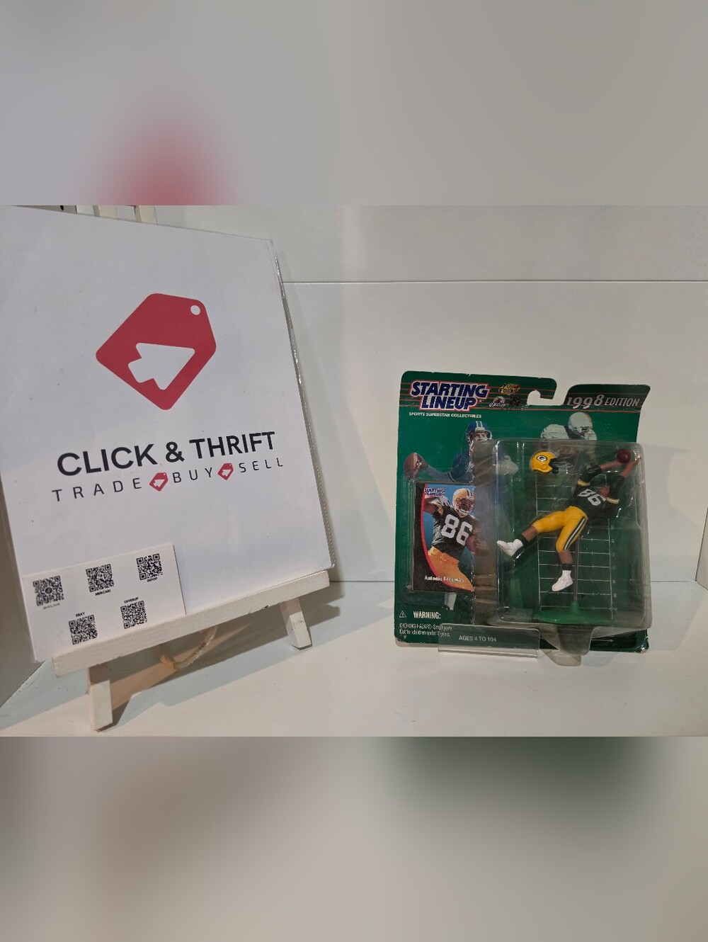 Green & Yellow Football Action Figure - 1998 Edition